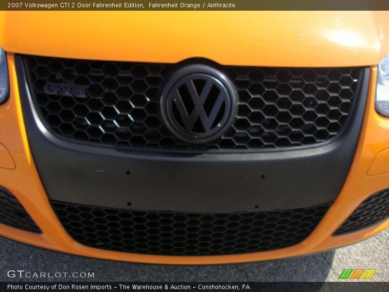 Fahrenheit Orange / Anthracite 2007 Volkswagen GTI 2 Door Fahrenheit Edition