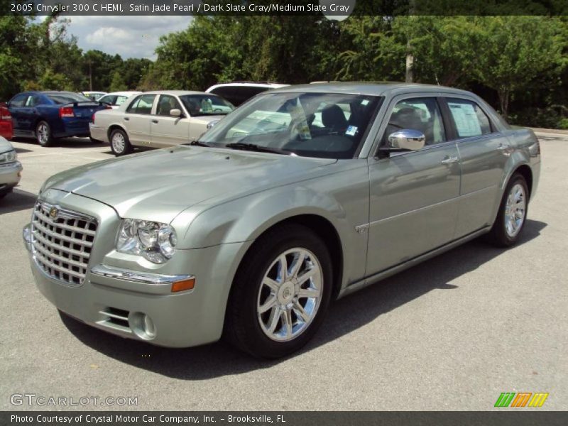 Satin Jade Pearl / Dark Slate Gray/Medium Slate Gray 2005 Chrysler 300 C HEMI