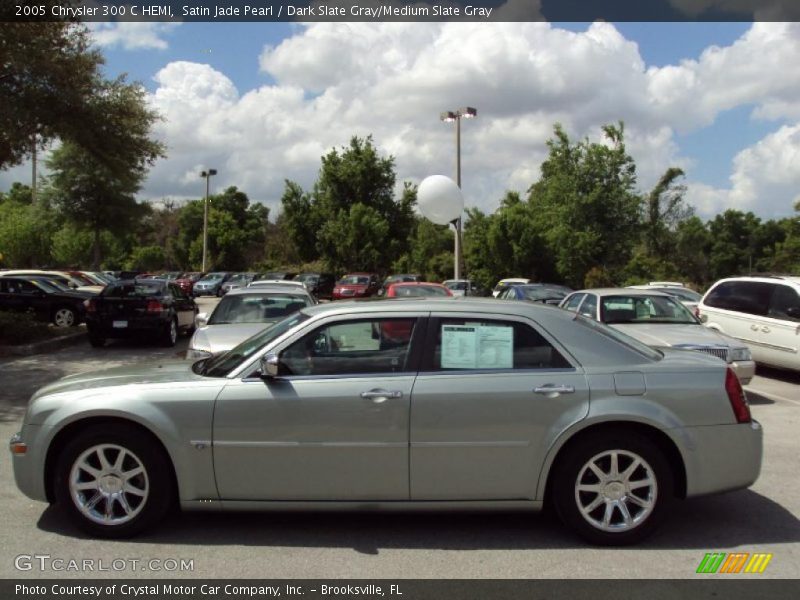 Satin Jade Pearl / Dark Slate Gray/Medium Slate Gray 2005 Chrysler 300 C HEMI