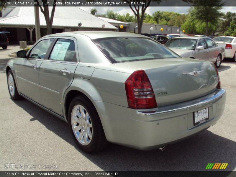 Satin Jade Pearl / Dark Slate Gray/Medium Slate Gray 2005 Chrysler 300 C HEMI