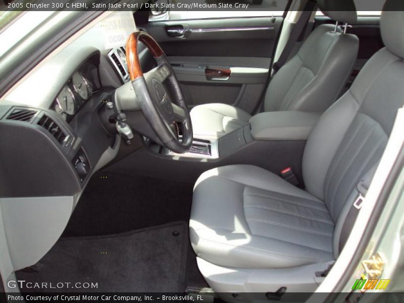 Satin Jade Pearl / Dark Slate Gray/Medium Slate Gray 2005 Chrysler 300 C HEMI