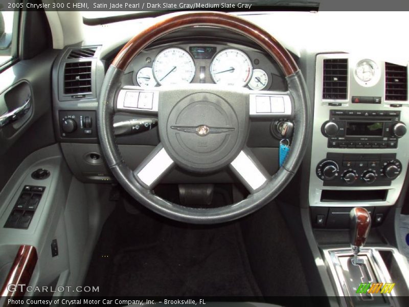 Satin Jade Pearl / Dark Slate Gray/Medium Slate Gray 2005 Chrysler 300 C HEMI