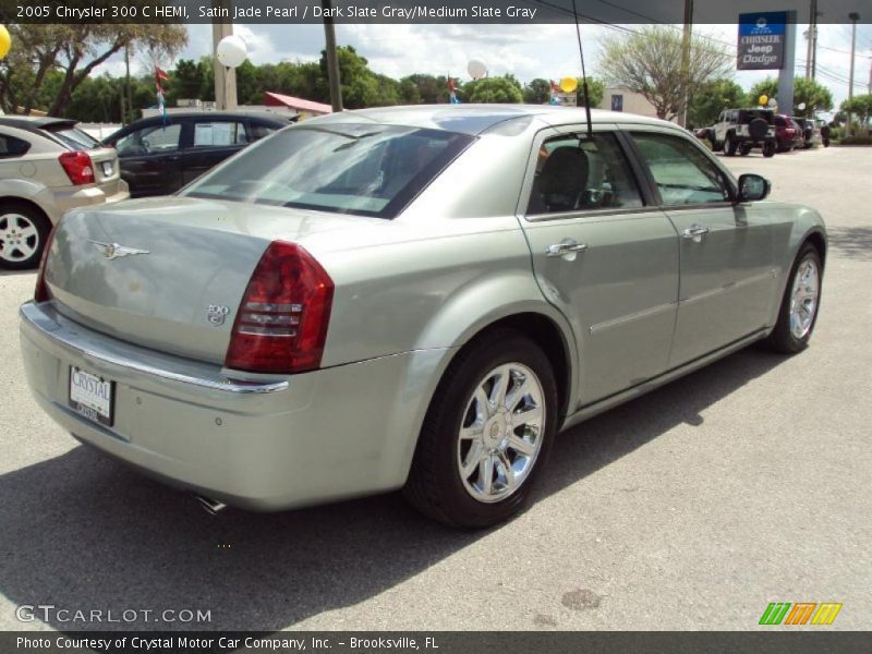 Satin Jade Pearl / Dark Slate Gray/Medium Slate Gray 2005 Chrysler 300 C HEMI