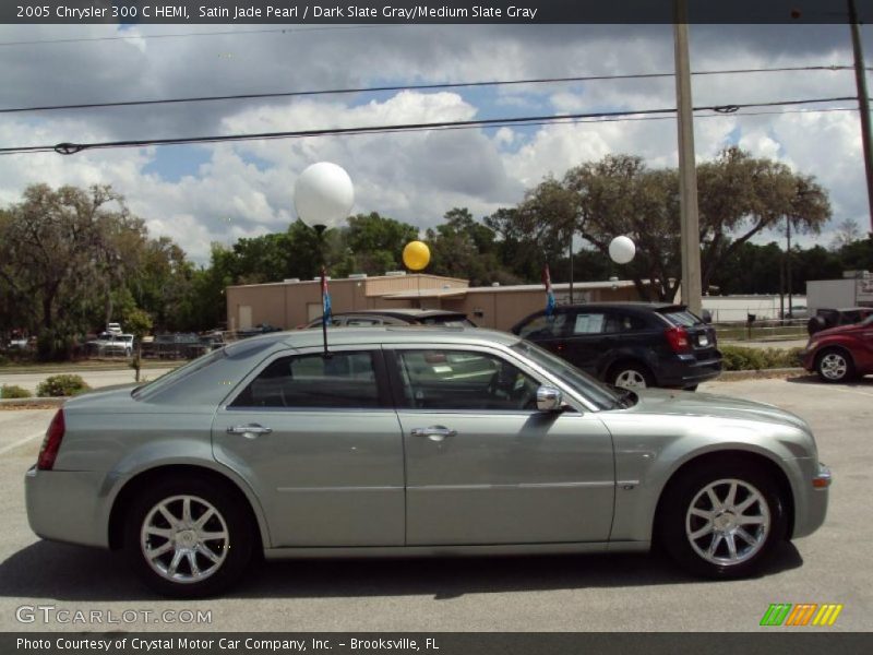 Satin Jade Pearl / Dark Slate Gray/Medium Slate Gray 2005 Chrysler 300 C HEMI