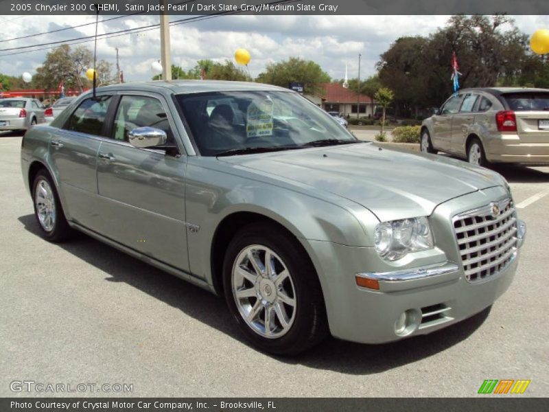 Satin Jade Pearl / Dark Slate Gray/Medium Slate Gray 2005 Chrysler 300 C HEMI