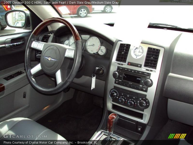 Satin Jade Pearl / Dark Slate Gray/Medium Slate Gray 2005 Chrysler 300 C HEMI