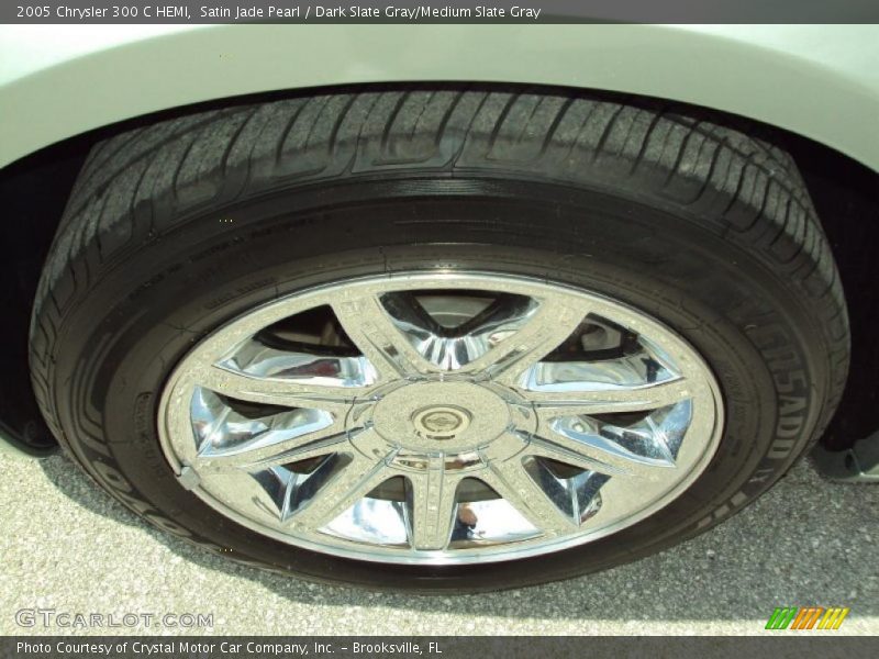 Satin Jade Pearl / Dark Slate Gray/Medium Slate Gray 2005 Chrysler 300 C HEMI