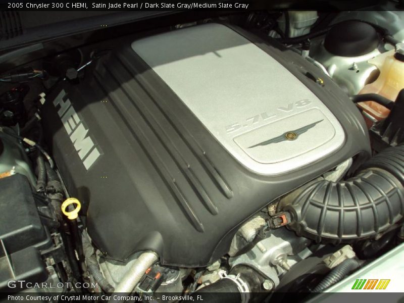 Satin Jade Pearl / Dark Slate Gray/Medium Slate Gray 2005 Chrysler 300 C HEMI