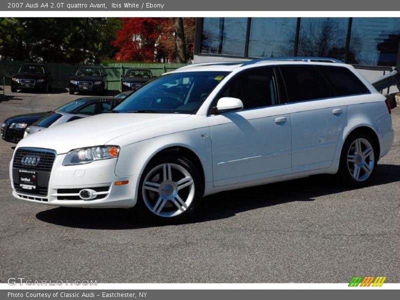 Ibis White / Ebony 2007 Audi A4 2.0T quattro Avant