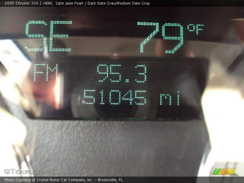Satin Jade Pearl / Dark Slate Gray/Medium Slate Gray 2005 Chrysler 300 C HEMI