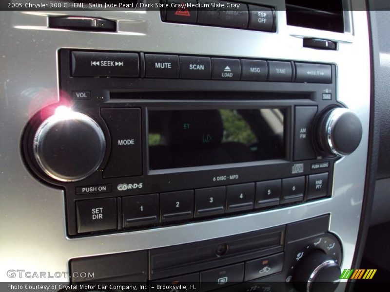 Satin Jade Pearl / Dark Slate Gray/Medium Slate Gray 2005 Chrysler 300 C HEMI