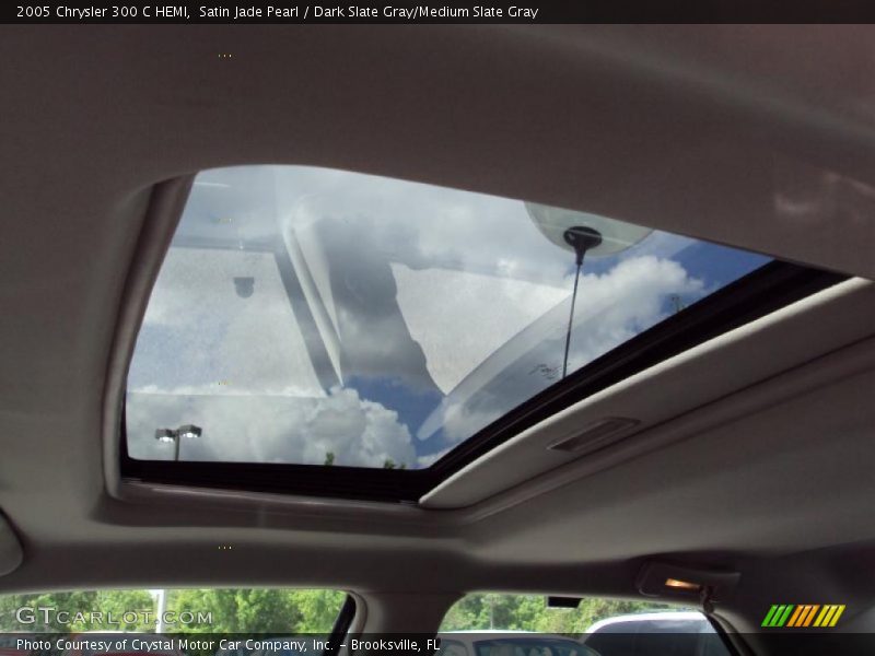 Satin Jade Pearl / Dark Slate Gray/Medium Slate Gray 2005 Chrysler 300 C HEMI