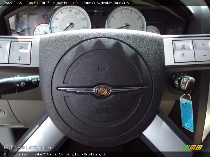Satin Jade Pearl / Dark Slate Gray/Medium Slate Gray 2005 Chrysler 300 C HEMI