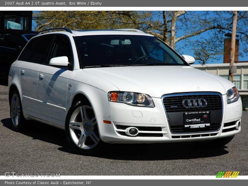 Ibis White / Ebony 2007 Audi A4 2.0T quattro Avant