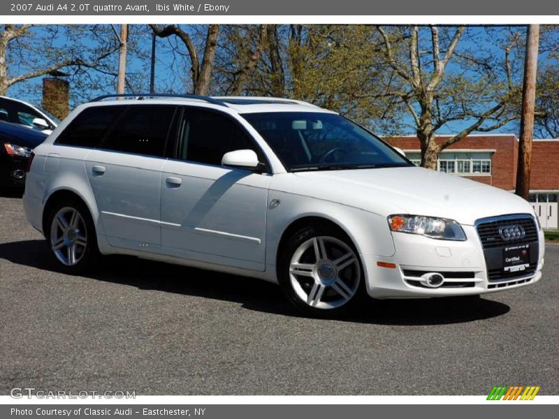 Ibis White / Ebony 2007 Audi A4 2.0T quattro Avant