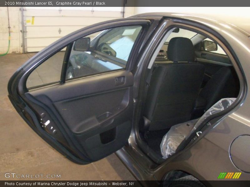 Graphite Gray Pearl / Black 2010 Mitsubishi Lancer ES