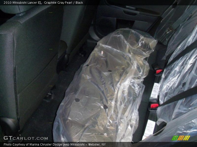 Graphite Gray Pearl / Black 2010 Mitsubishi Lancer ES