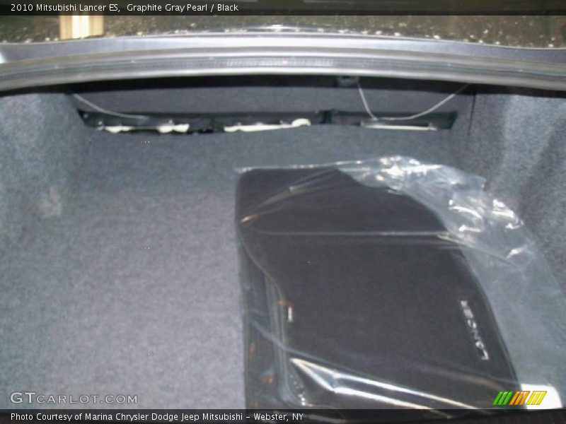 Graphite Gray Pearl / Black 2010 Mitsubishi Lancer ES