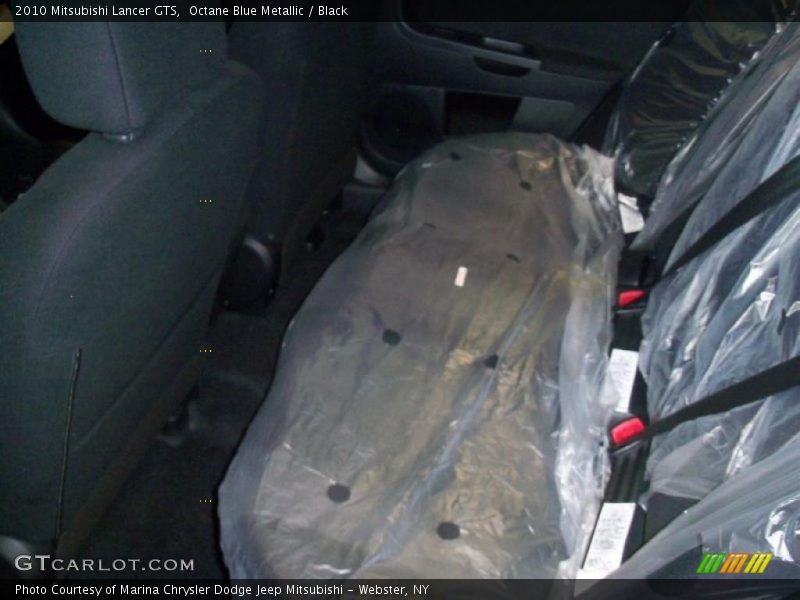 Octane Blue Metallic / Black 2010 Mitsubishi Lancer GTS