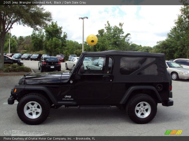 Black / Dark Slate Gray 2005 Jeep Wrangler Unlimited 4x4