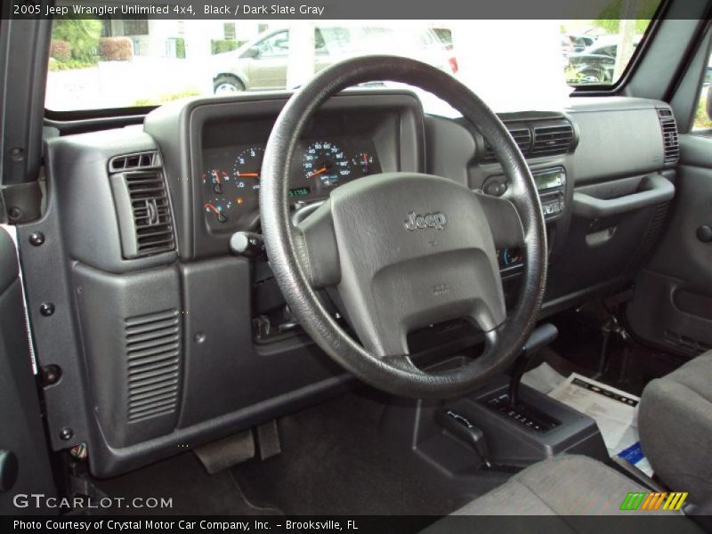 Black / Dark Slate Gray 2005 Jeep Wrangler Unlimited 4x4