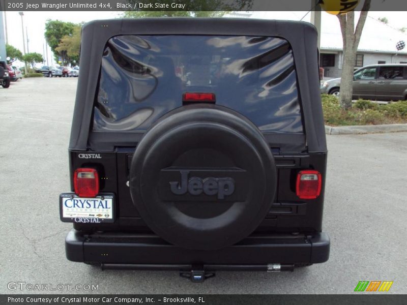 Black / Dark Slate Gray 2005 Jeep Wrangler Unlimited 4x4