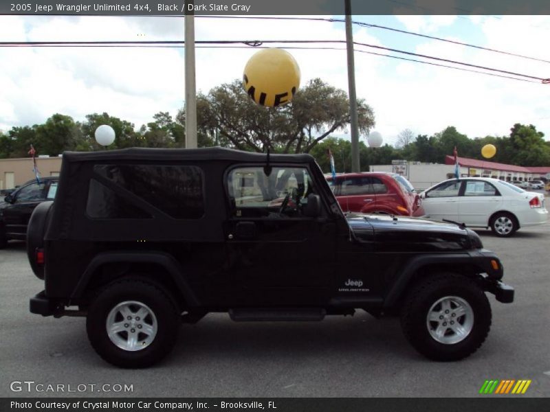 Black / Dark Slate Gray 2005 Jeep Wrangler Unlimited 4x4