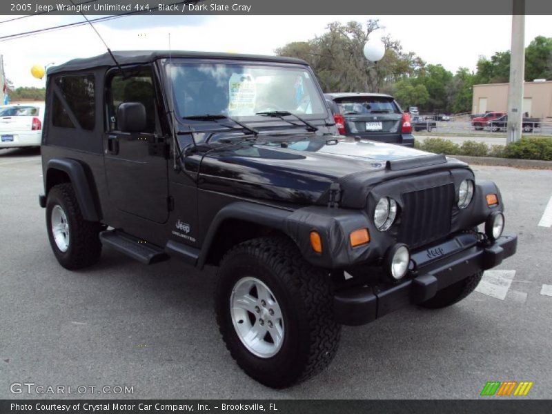 Black / Dark Slate Gray 2005 Jeep Wrangler Unlimited 4x4