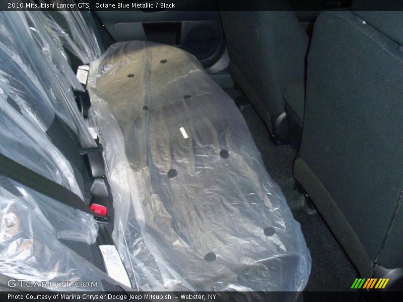 Octane Blue Metallic / Black 2010 Mitsubishi Lancer GTS