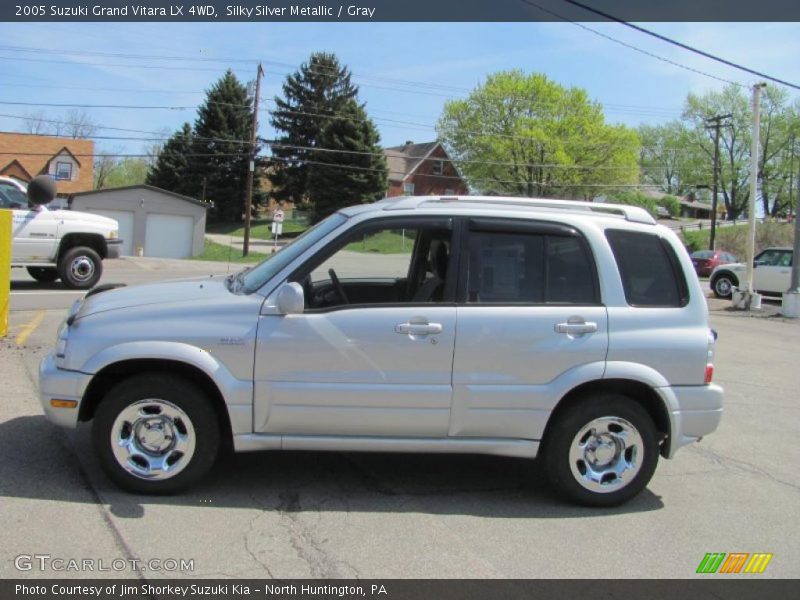 Silky Silver Metallic / Gray 2005 Suzuki Grand Vitara LX 4WD