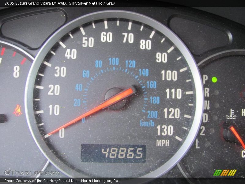 Silky Silver Metallic / Gray 2005 Suzuki Grand Vitara LX 4WD