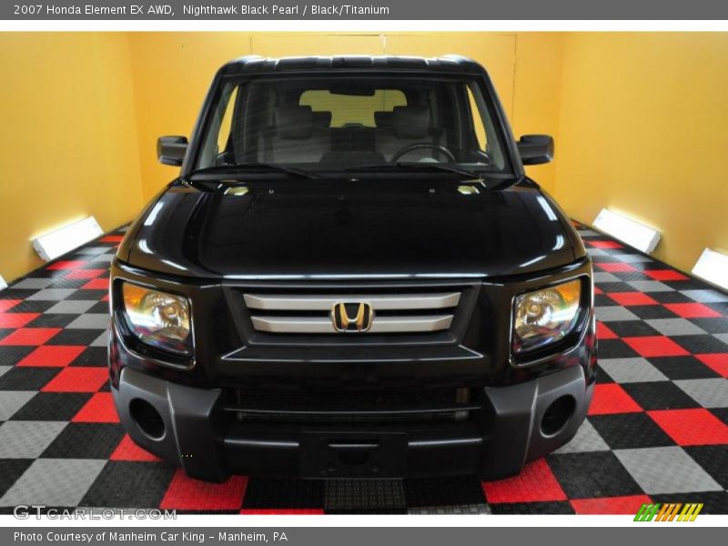 Nighthawk Black Pearl / Black/Titanium 2007 Honda Element EX AWD