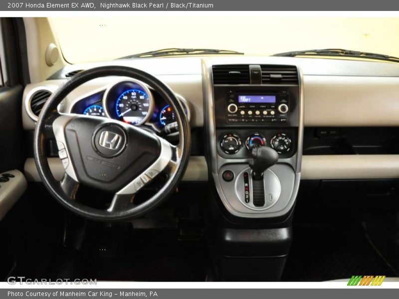 Nighthawk Black Pearl / Black/Titanium 2007 Honda Element EX AWD
