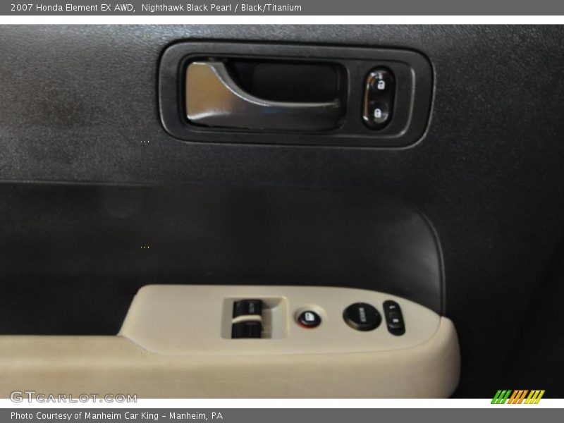 Nighthawk Black Pearl / Black/Titanium 2007 Honda Element EX AWD
