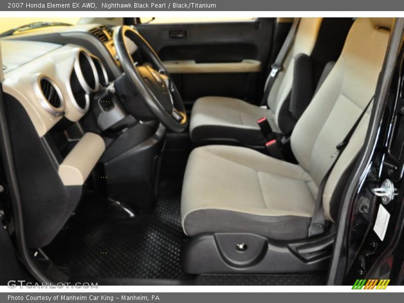 Nighthawk Black Pearl / Black/Titanium 2007 Honda Element EX AWD