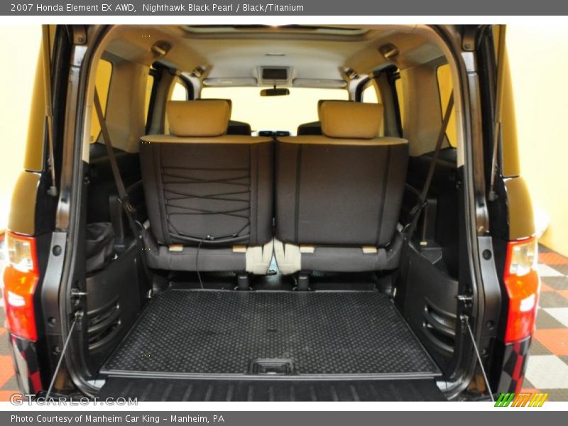 Nighthawk Black Pearl / Black/Titanium 2007 Honda Element EX AWD