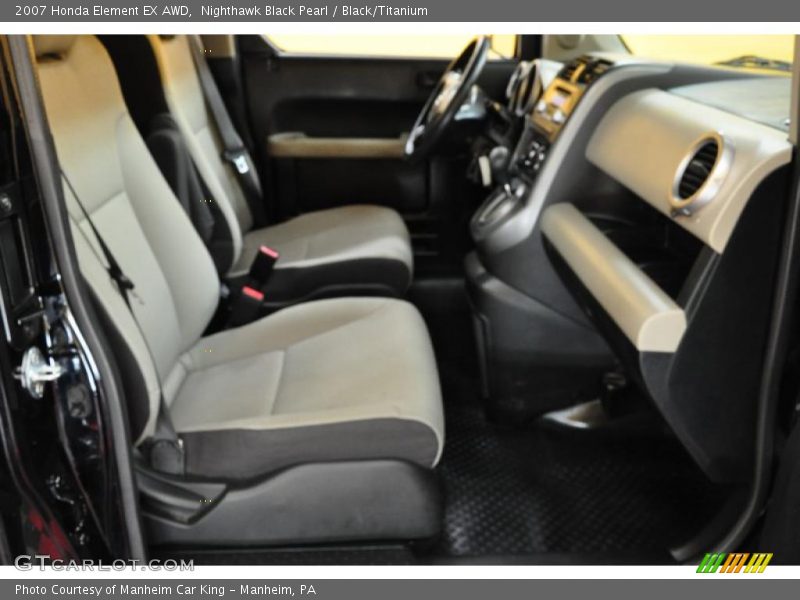 Nighthawk Black Pearl / Black/Titanium 2007 Honda Element EX AWD