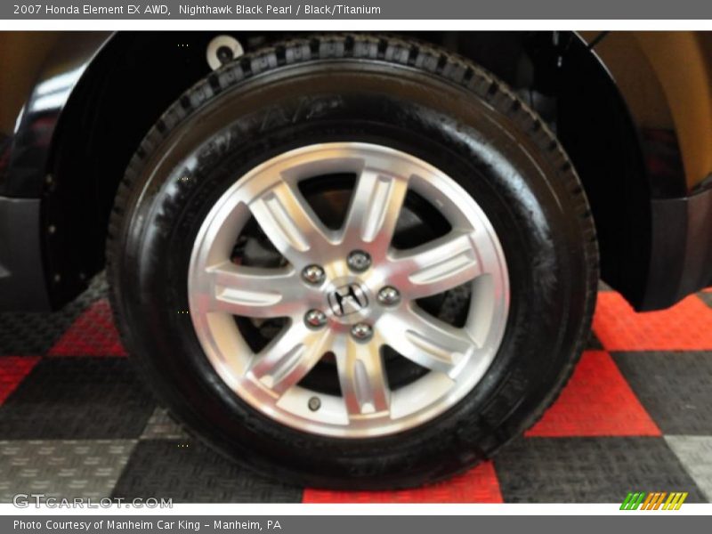 Nighthawk Black Pearl / Black/Titanium 2007 Honda Element EX AWD