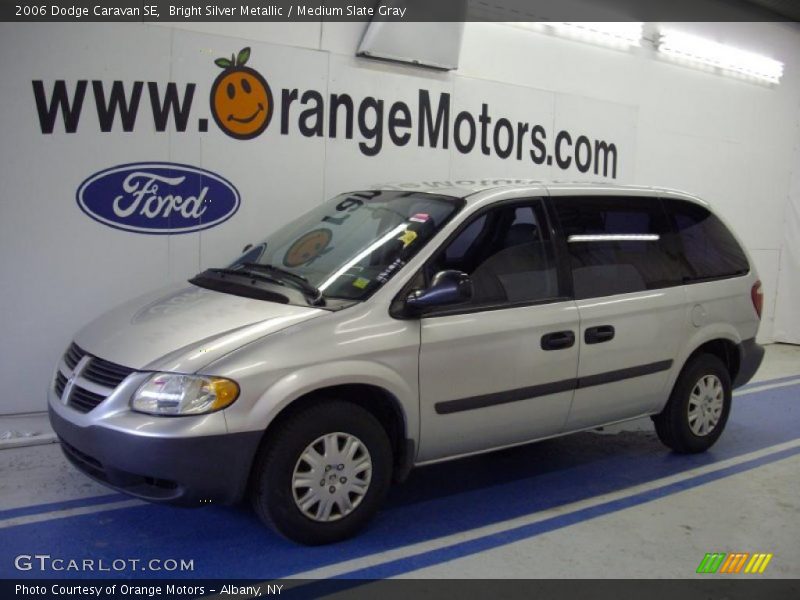 Bright Silver Metallic / Medium Slate Gray 2006 Dodge Caravan SE