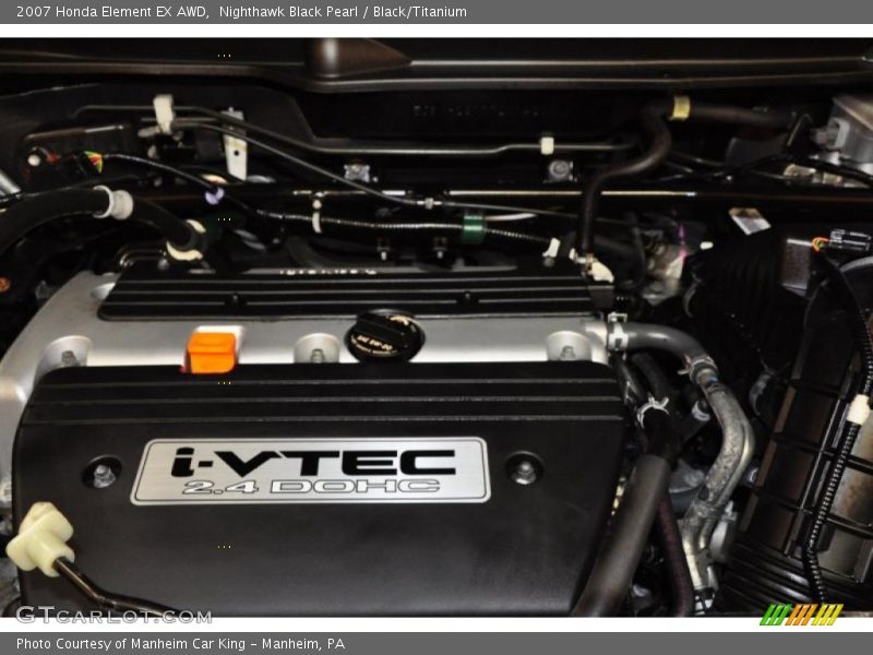 Nighthawk Black Pearl / Black/Titanium 2007 Honda Element EX AWD