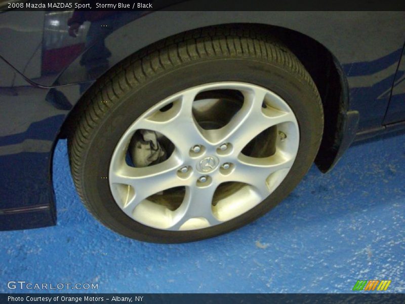 Stormy Blue / Black 2008 Mazda MAZDA5 Sport