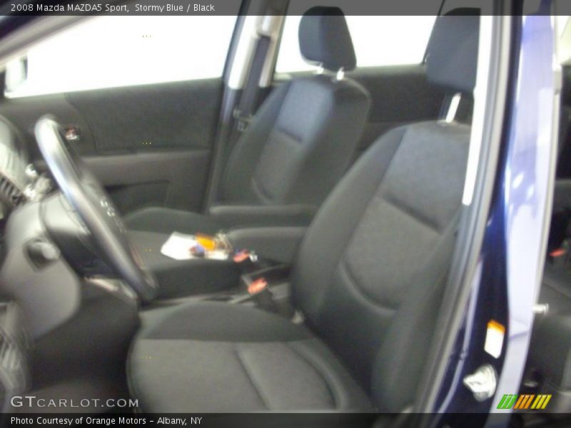 Stormy Blue / Black 2008 Mazda MAZDA5 Sport