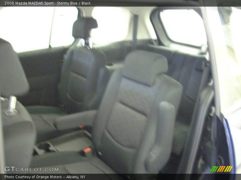 Stormy Blue / Black 2008 Mazda MAZDA5 Sport