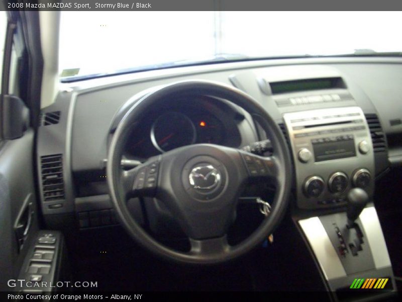 Stormy Blue / Black 2008 Mazda MAZDA5 Sport