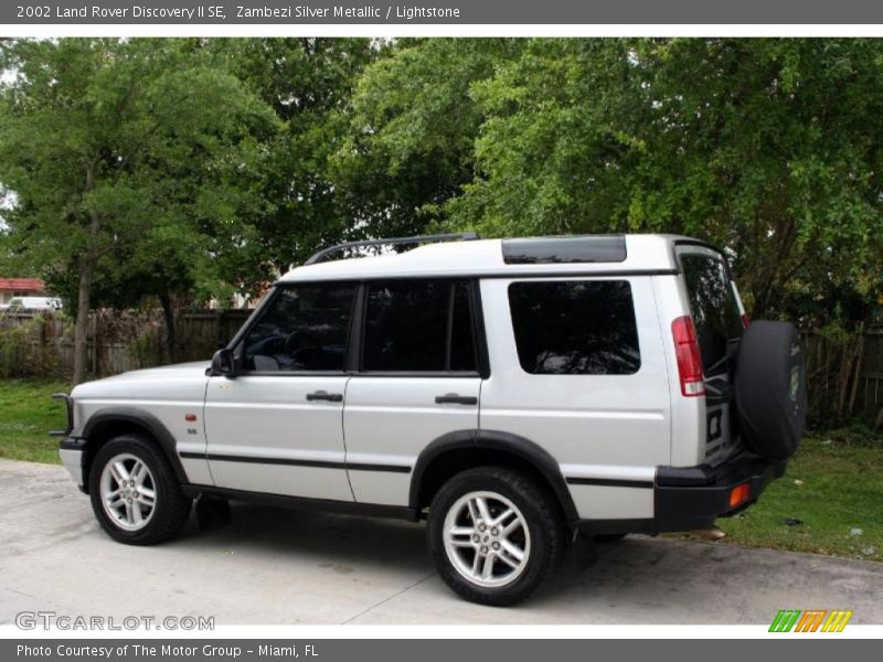 Zambezi Silver Metallic / Lightstone 2002 Land Rover Discovery II SE