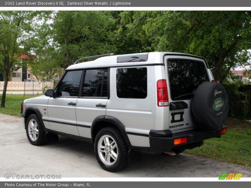 Zambezi Silver Metallic / Lightstone 2002 Land Rover Discovery II SE