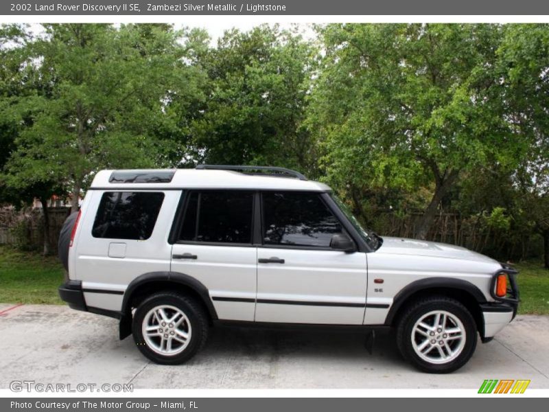 Zambezi Silver Metallic / Lightstone 2002 Land Rover Discovery II SE