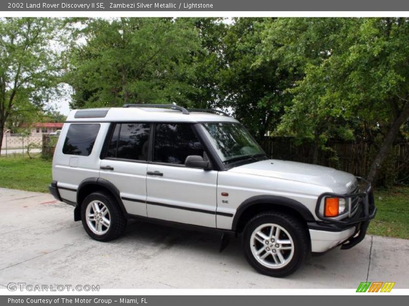 Zambezi Silver Metallic / Lightstone 2002 Land Rover Discovery II SE