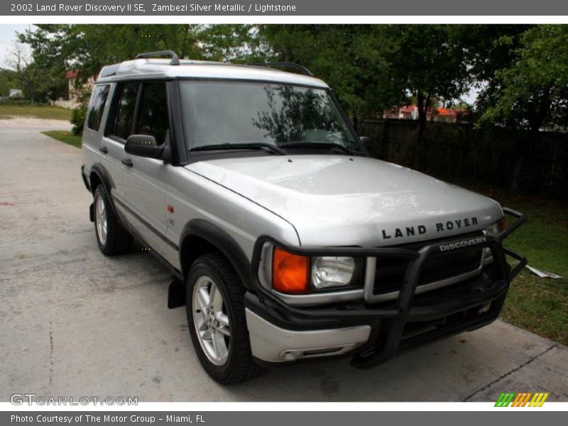 Zambezi Silver Metallic / Lightstone 2002 Land Rover Discovery II SE