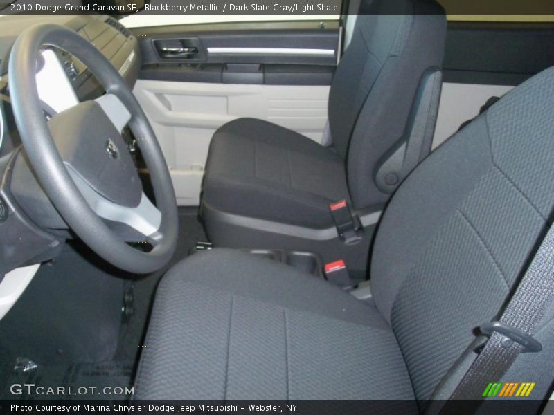 Blackberry Metallic / Dark Slate Gray/Light Shale 2010 Dodge Grand Caravan SE